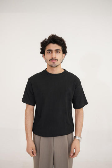 DROP NEEDLE T SHIRT | BLACK
