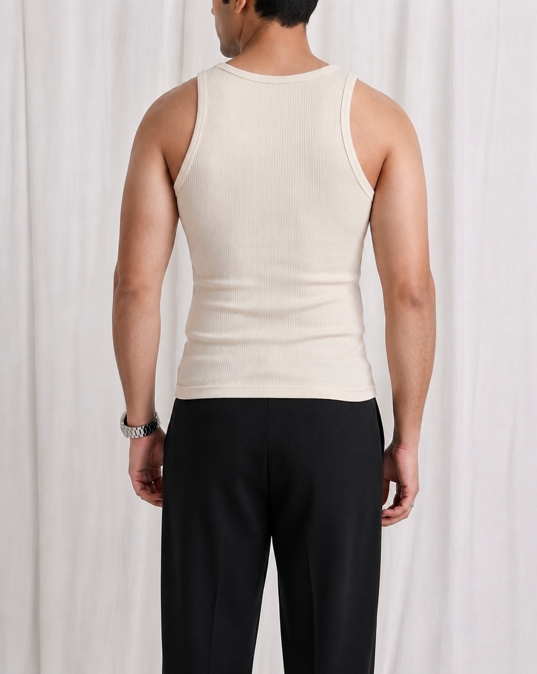 RIBBED TANK TOPS | OFF WHITE