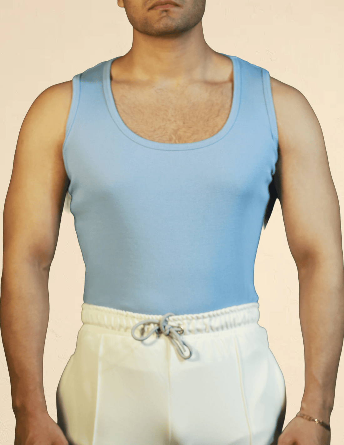 RIBBED TANK TOPS | SKY BLUE