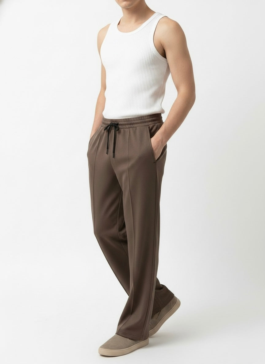 SCOOBA INTERLOCK TROUSER | BROWN