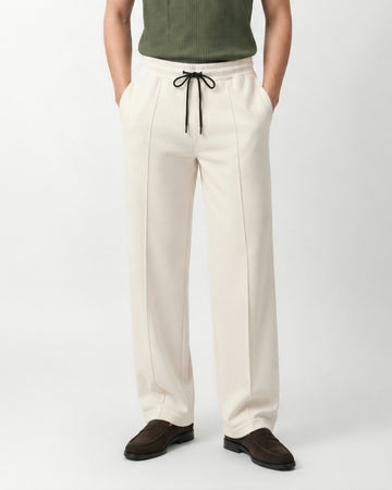 STRAIGHT FIT TROUSER | OFF WHITE