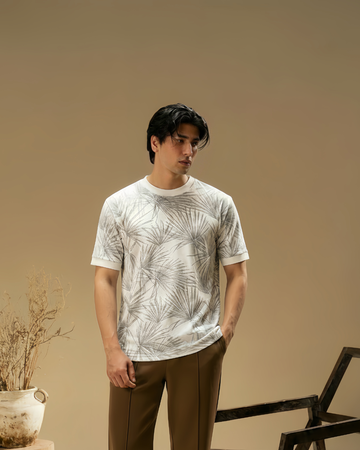 PRINTED T SHIRT | WHITE