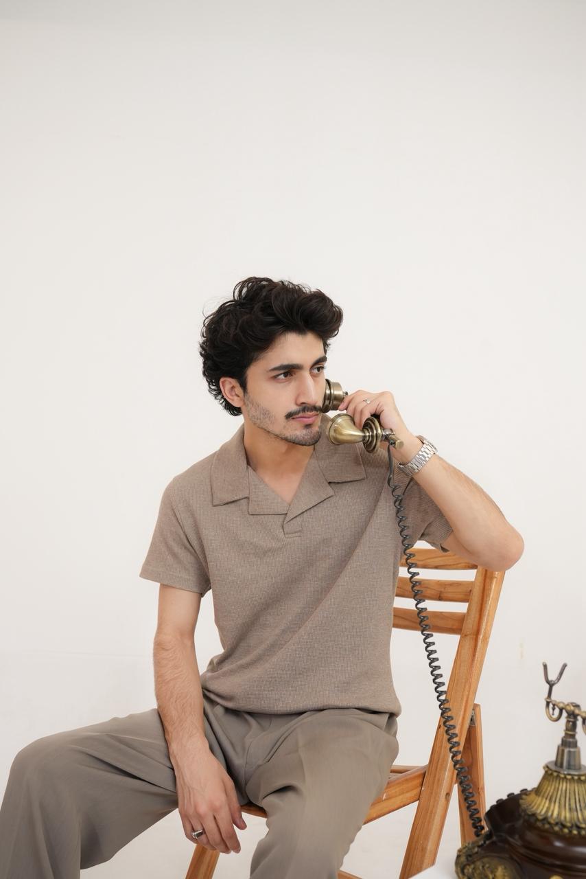 COURT-COLLAR POLO | SAND